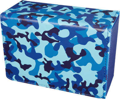 合皮製デッキケースW カモフラージュブルー：【公式】ブロッコリー