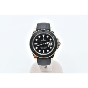 ロレックス ヨットマスター 42 黒文字盤 WG×ラバー/AT 226659 買取実績