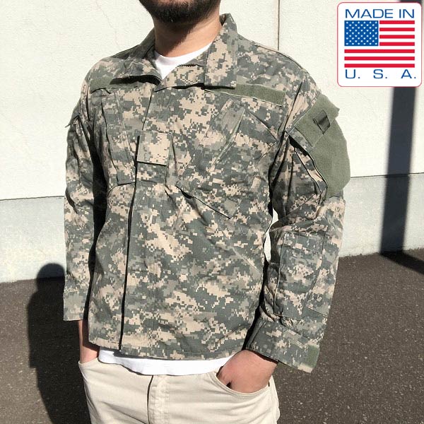 実物/米軍/ACU/デジカモ/迷彩ジャケット【XS-XS】ミリタリージャケット