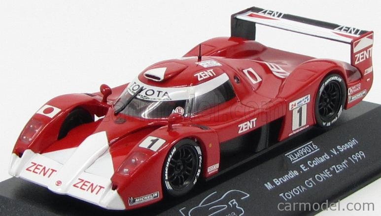 ミニカー 1/43 Toyota GT-one TS020 #1 Le Mans 1999 1/43 Minichamps