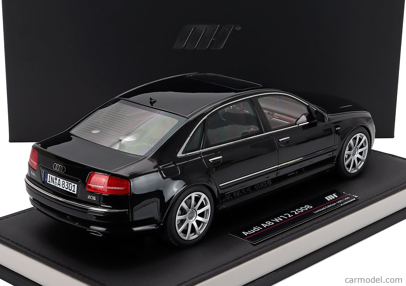 MOTORHELIX MH030BK Scale 1/18 | AUDI A8 L W12 QUATTRO 2008 BLACK