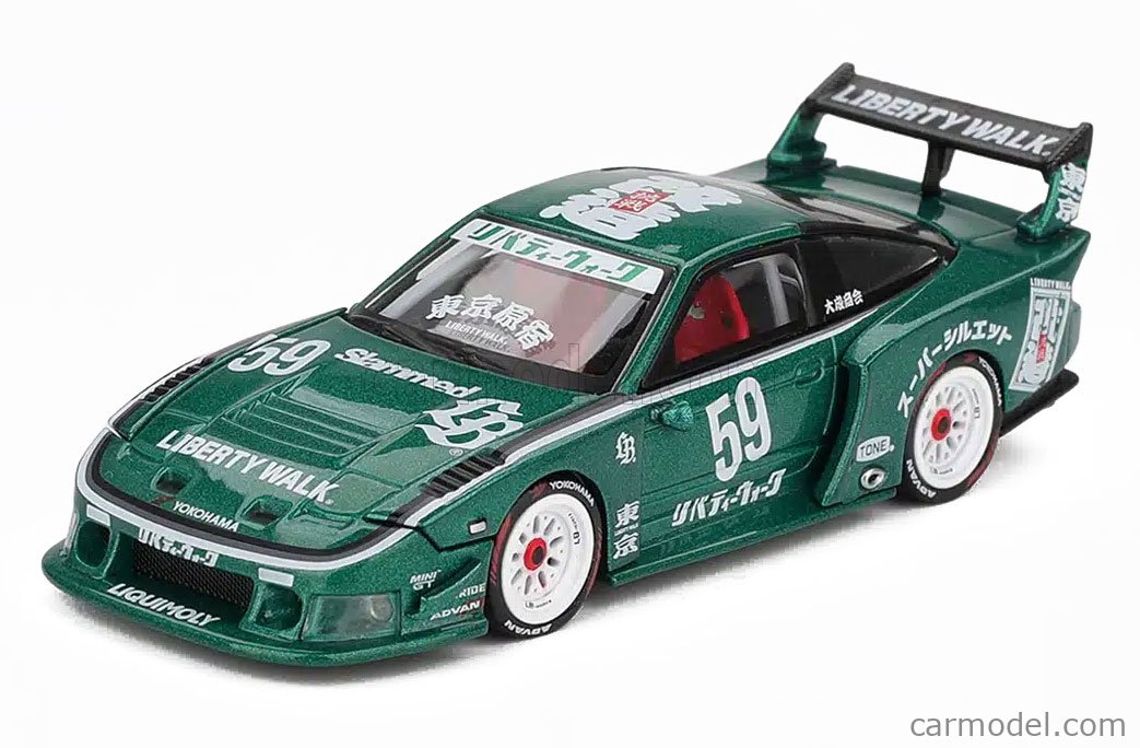 MINI-GT MGT01163-R Scale 1/64 | NISSAN 180SX LB SUPER SILHOUETTE N
