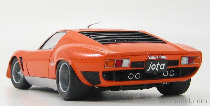 KYOSHO 08311P Scale 1/18 | LAMBORGHINI JOTA SVR 1970 ORANGE