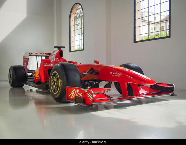 2009 F1 Ferrari F60 in the Enzo Ferrari Museum in Modena, Italy