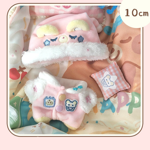 ぬい服］10cm 無属性 ぬいぐるみ用服 【小熊睡衣】 – candymoon