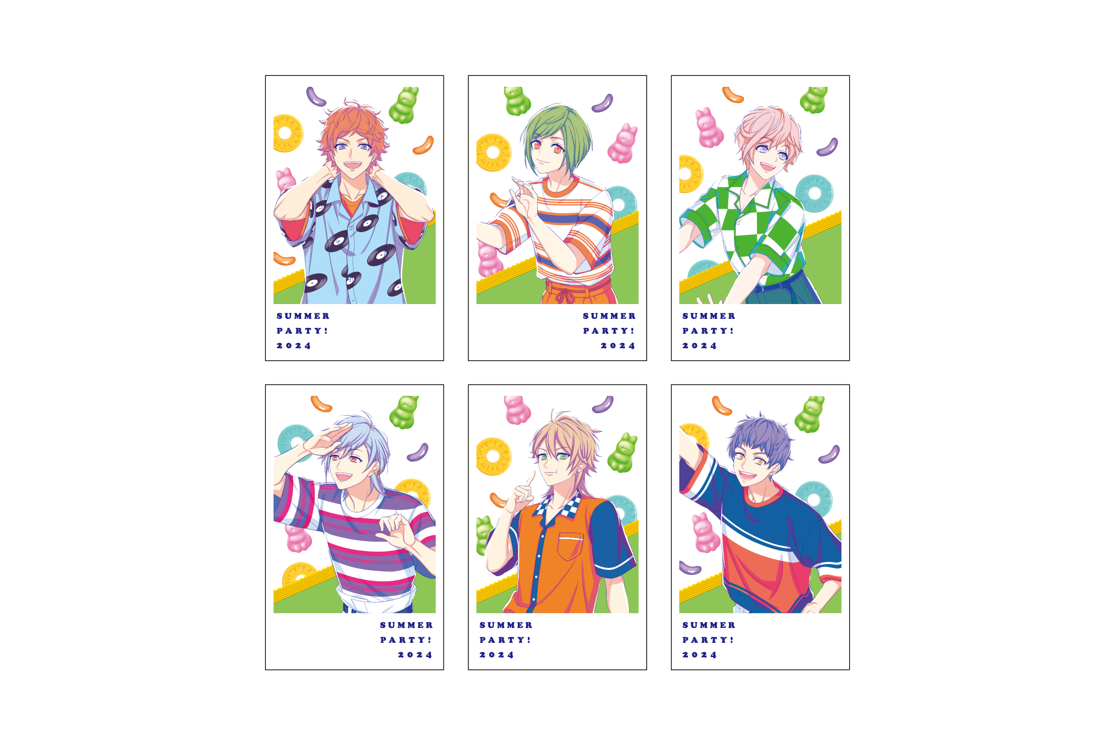 Summer Party!” 2024 チェキ風ブロマイド | きゃにめ