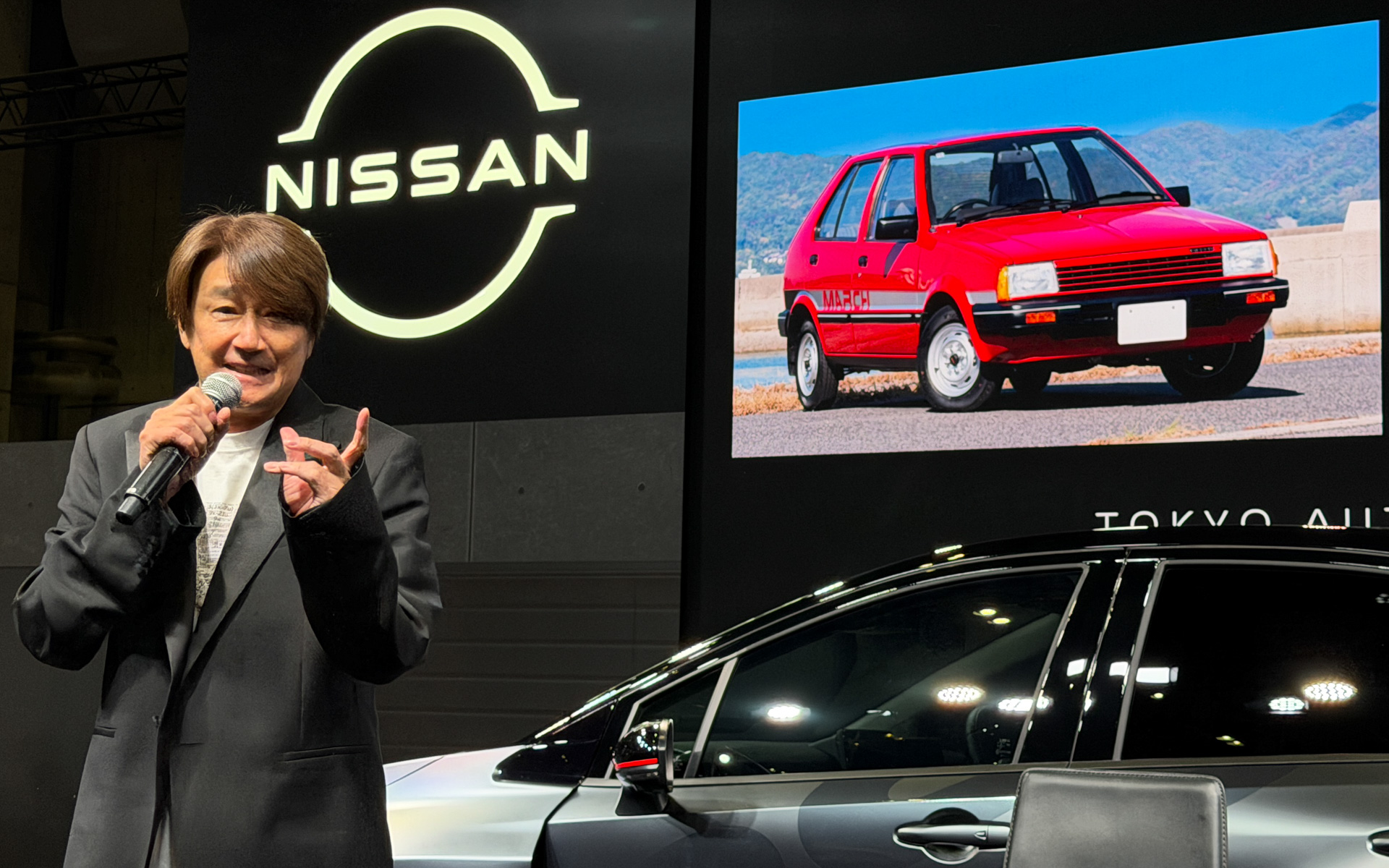 マッチのマーチ」が東京オートサロン2026にやってきた トヨタ豊田章男