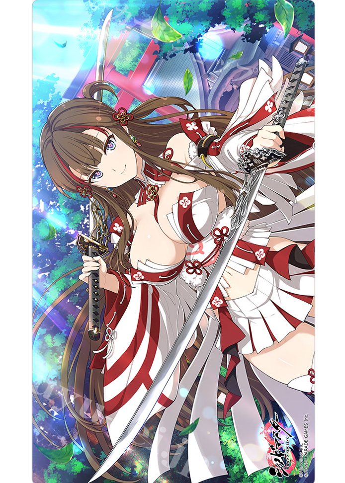 シノビマスター 閃乱カグラ NEW LINK ラバーマット 『鴇／爆乳祭