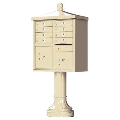 Vital 1570-8V2 | 8 Door, 2 Parcel Lockers, Traditional Cluster