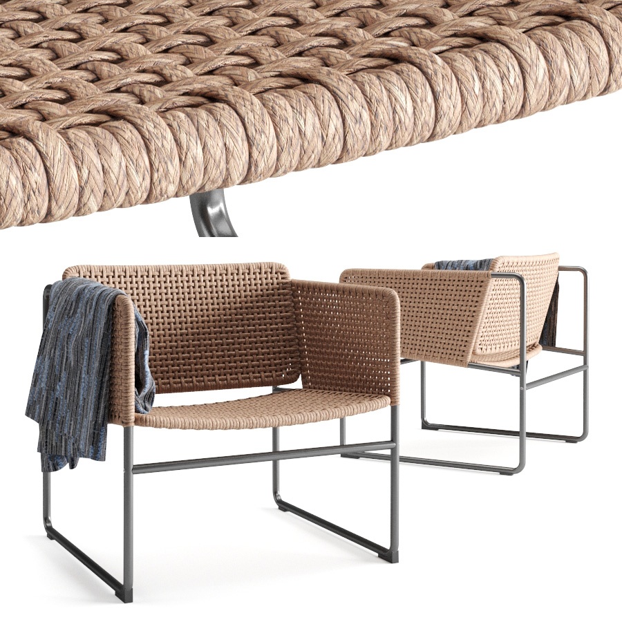 Ikea Industriell Armchair - 3D Model for Corona