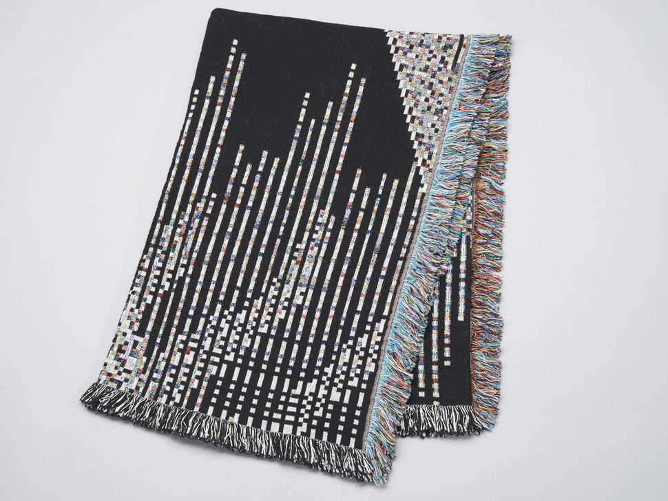 Glitch Textiles Dark Code Throw : Adafruit Industries, Unique