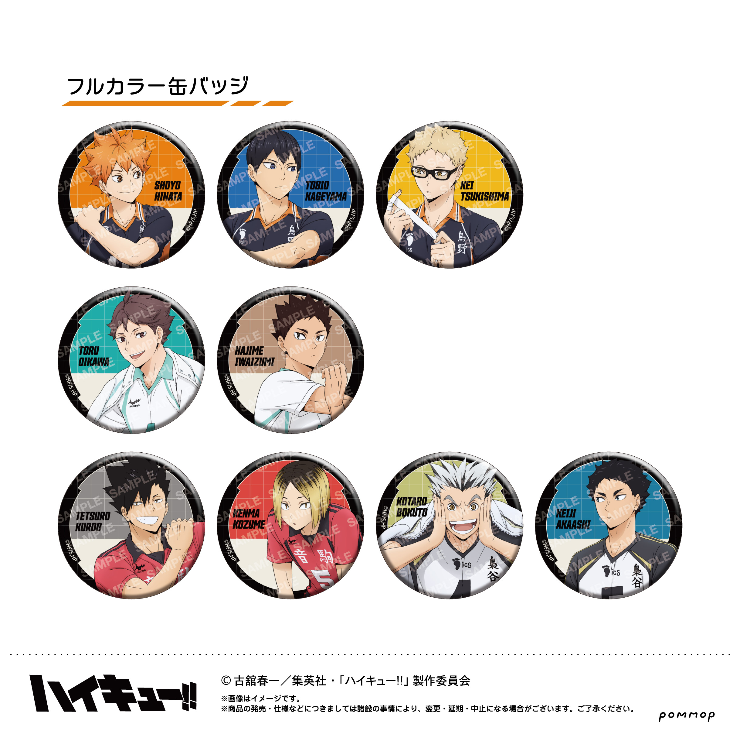 ハイキュー!!_缶バッジコレクション-肩ならし〜準備体操〜- 【BOX／10