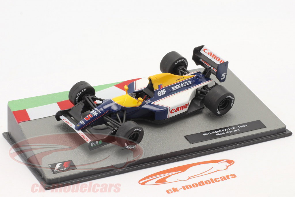 Altaya 1:43 Nigel Mansell Williams FW14B #5 Formula 1 World