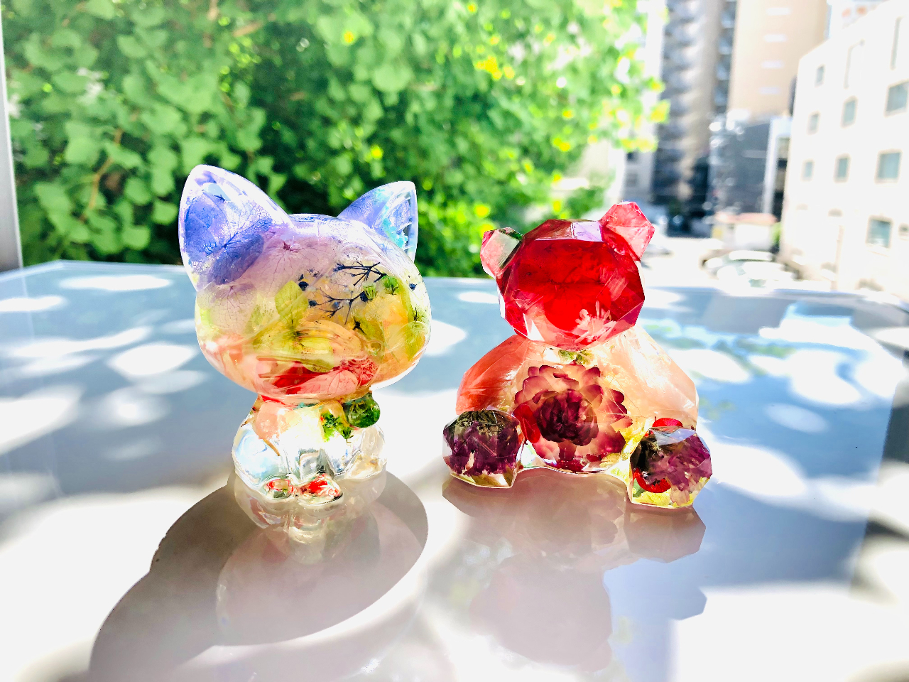 固まるハーバリウムを作ろう！クマさん or ネコさん【カップルに人気