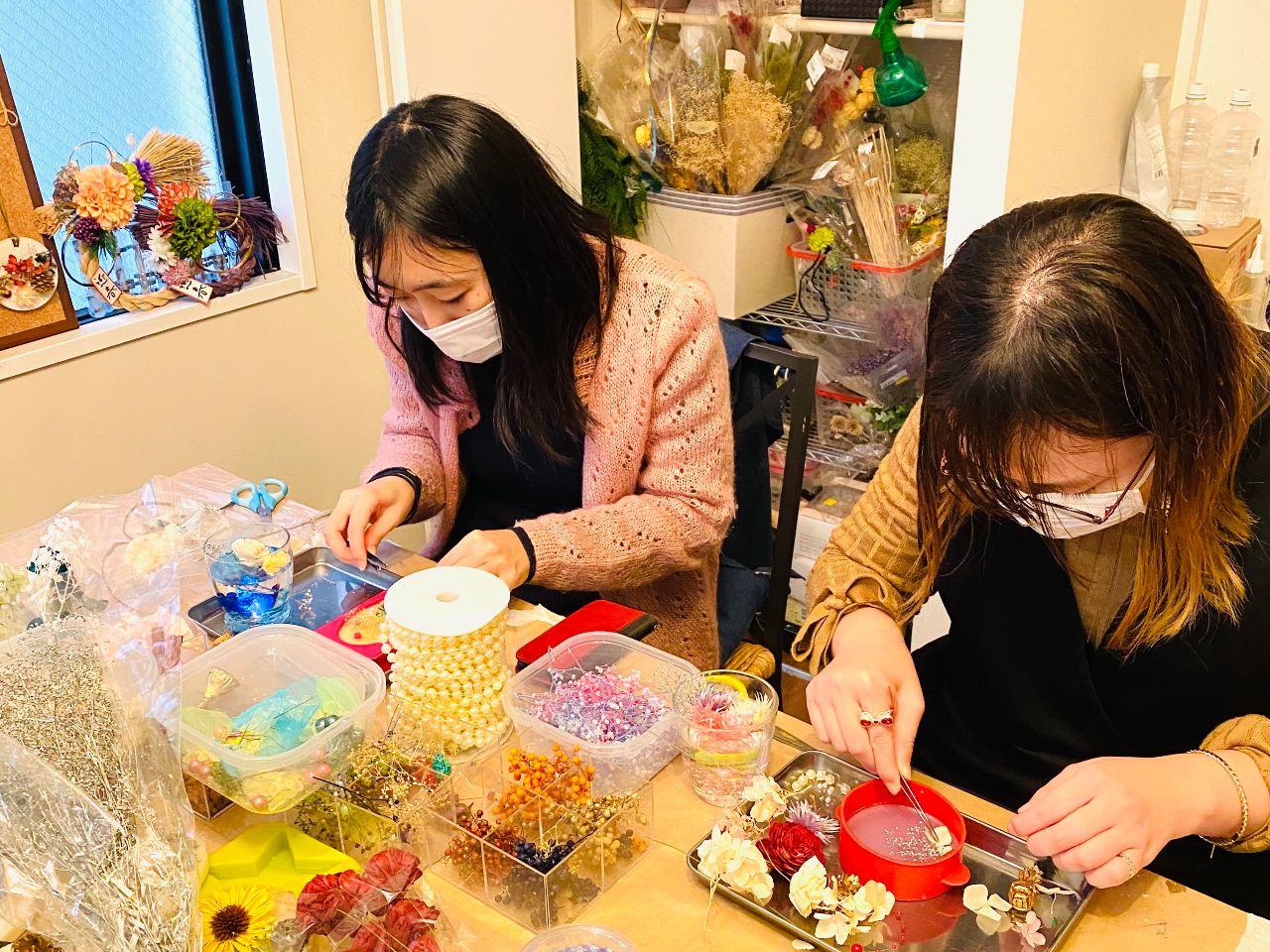 キャンドル作り体験】アロマワックスサシェ＆アロマワックスカップ