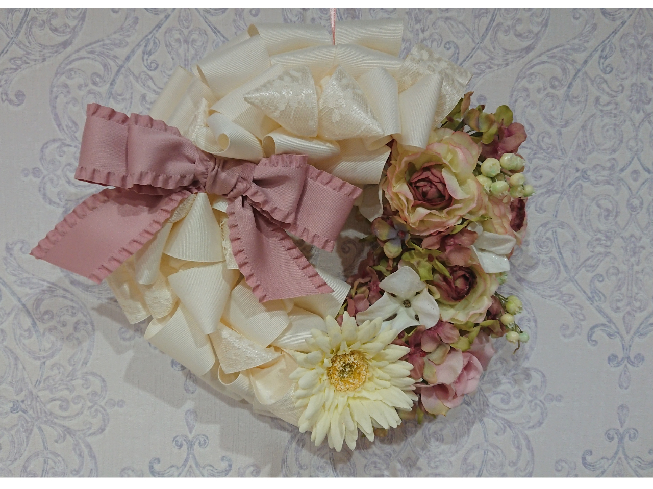 フラワーリボンリース レッスン/ハンドメイドsaki - じゃらん遊び体験