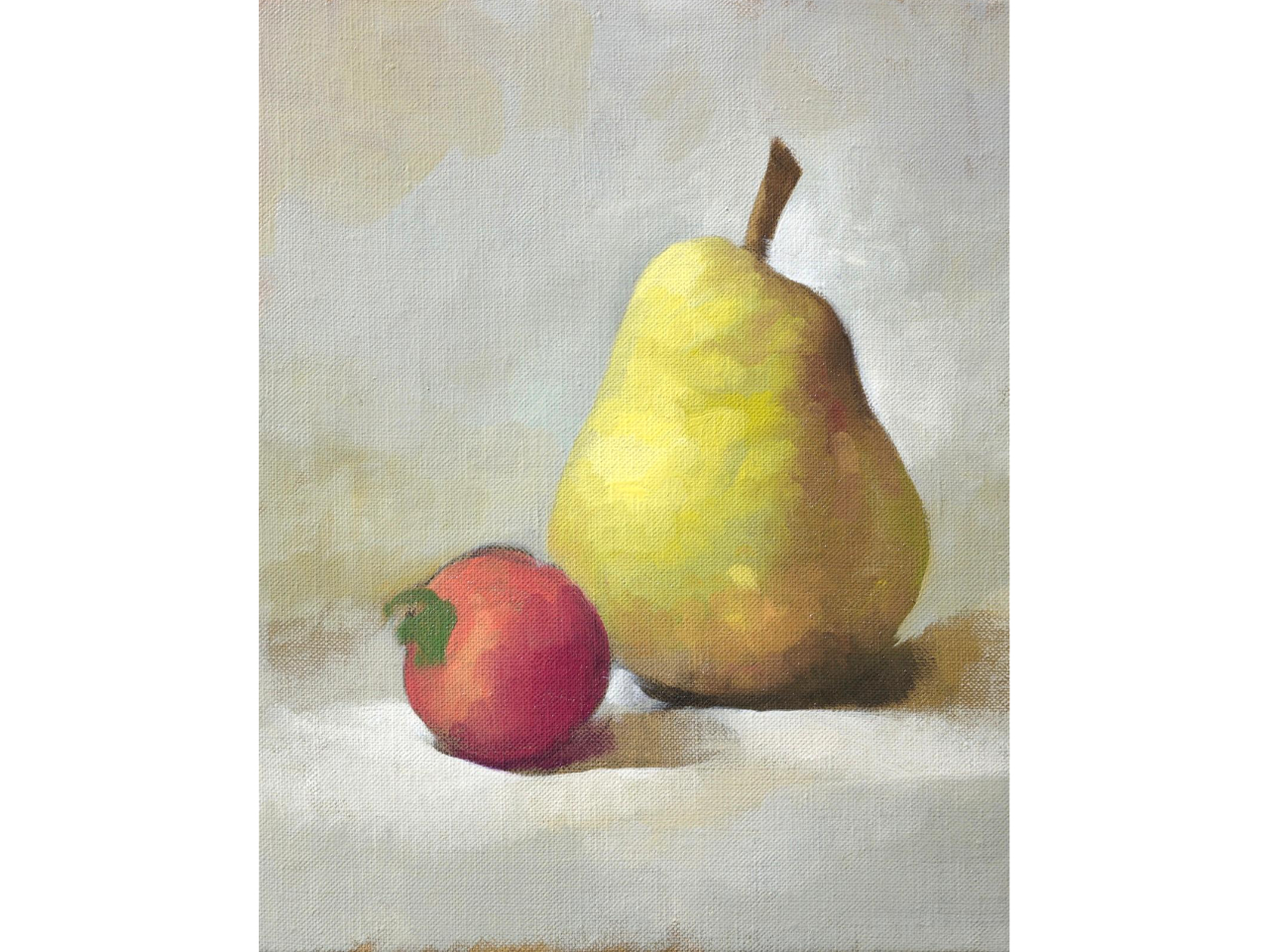 本格油絵入門！みずみずしい果物の静物画♪/ビギナーアートスクール