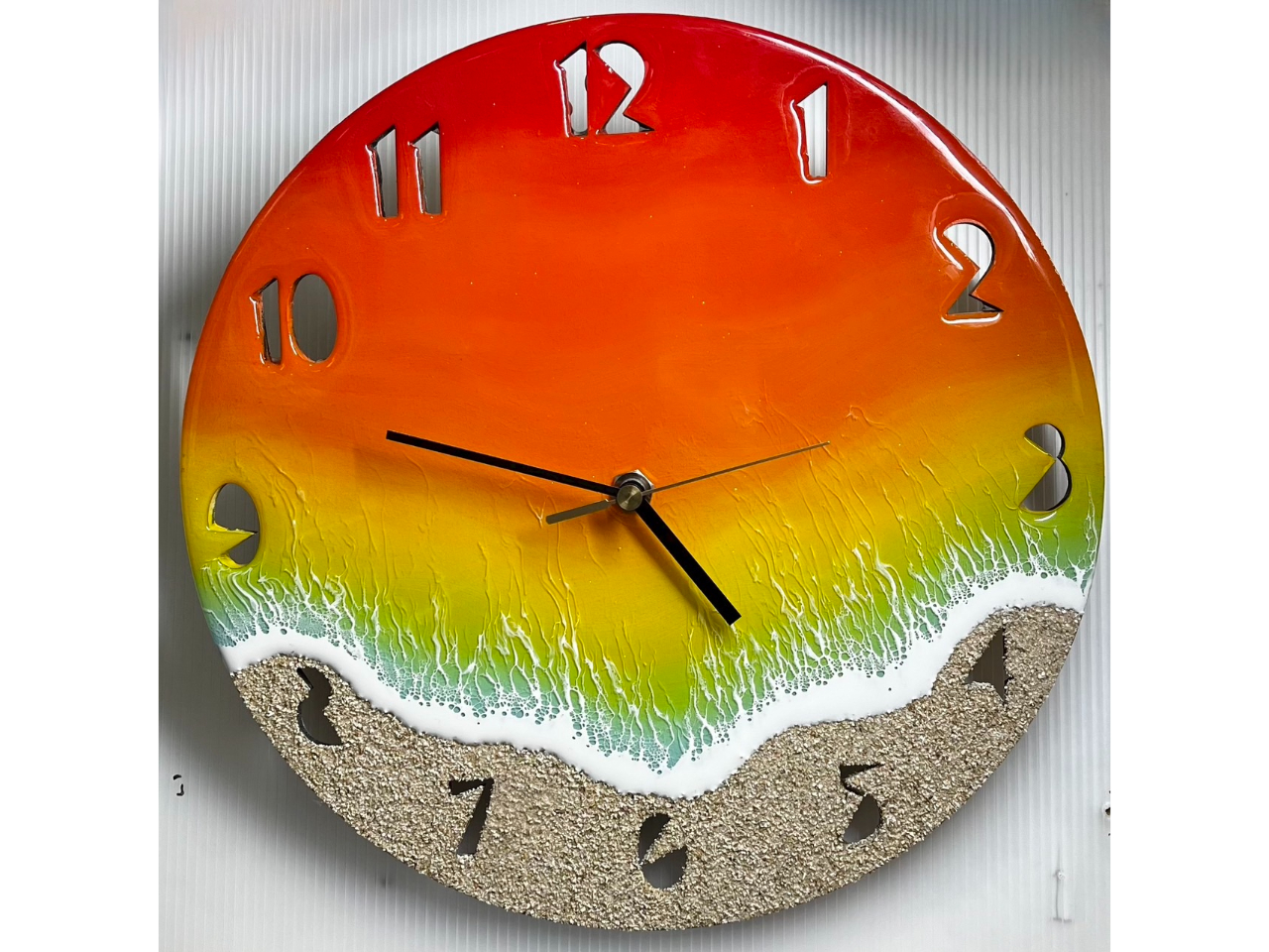 じゃらん限定】海のレジンアート体験！『海の壁掛け時計』ずっと使える