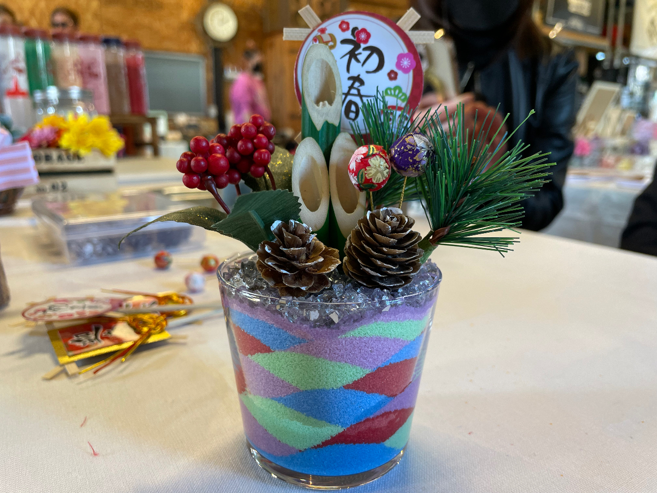 カラーサンドアート制作体験_.:*女性・ファミリー・カップルにおすすめ