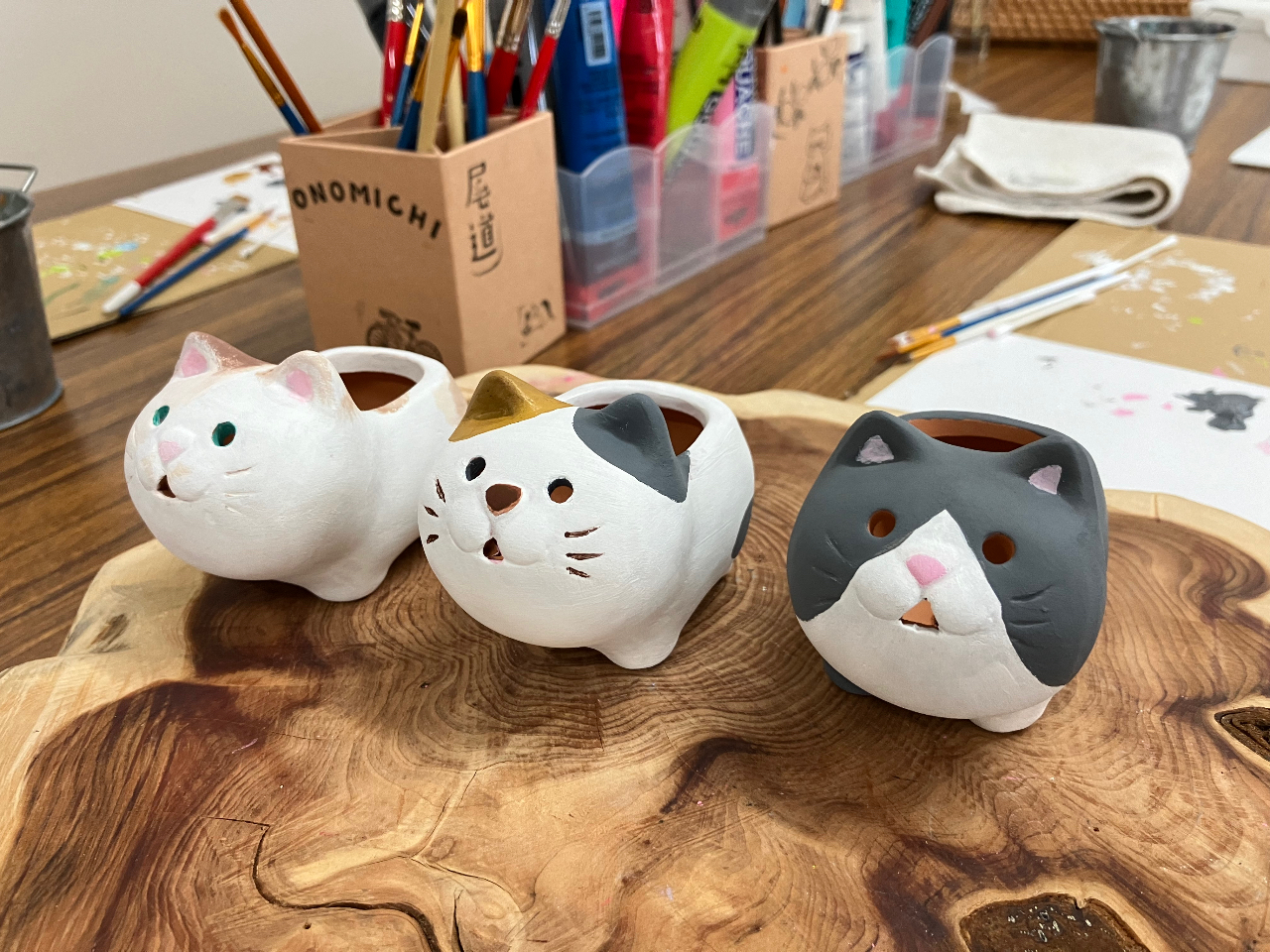 猫の街・ファミリーにオススメ・尾道】猫のテラコッタ絵付け体験