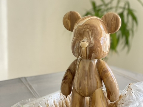 SNSや海外で流行☆くまちゃんのベアーアート】ポーリング フィギア