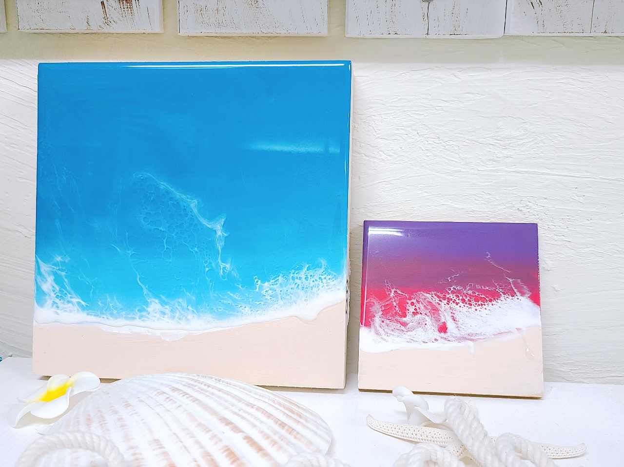 大阪府池田市】ハワイアンレジンアート体験☆初心者大歓迎♪SNSで話題