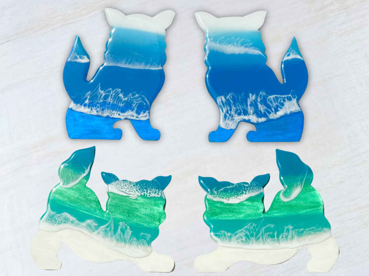 レジンアート(Okinawa Blue・Plate type・900×300) レジンアート