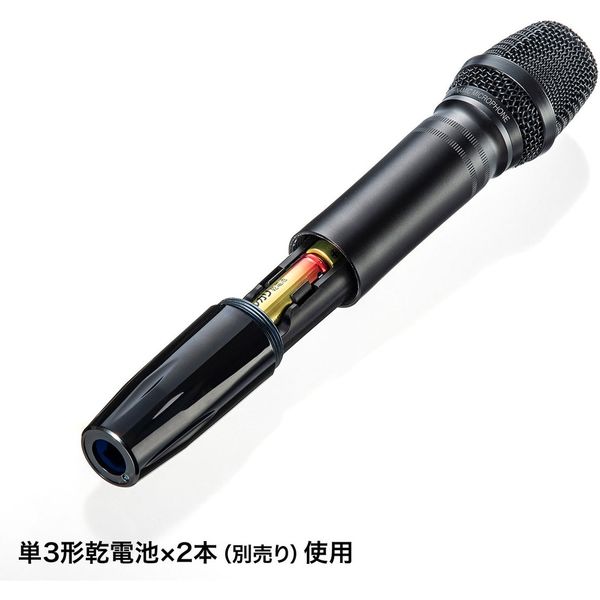 サンワサプライ ワイヤレスマイク MM-SPAMP10用 MM-SPHMW6 1個 - アスクル