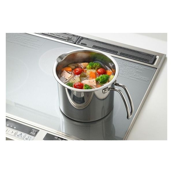 カクセー IH対応 ステンレス製マルチポット 16cm NW-09 1個（直送品