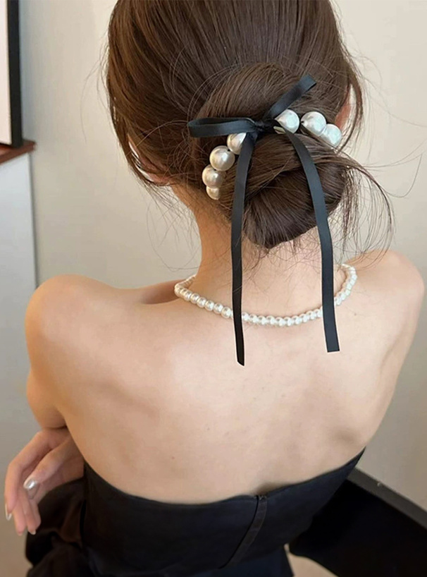 ボールリボンヘアゴム[sda169] | レディースファッション通販の