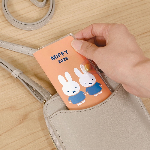 2026年1月始まり】 クツワ（KUTSUWA） 家族手帳 MIFFY プチ マンスリー