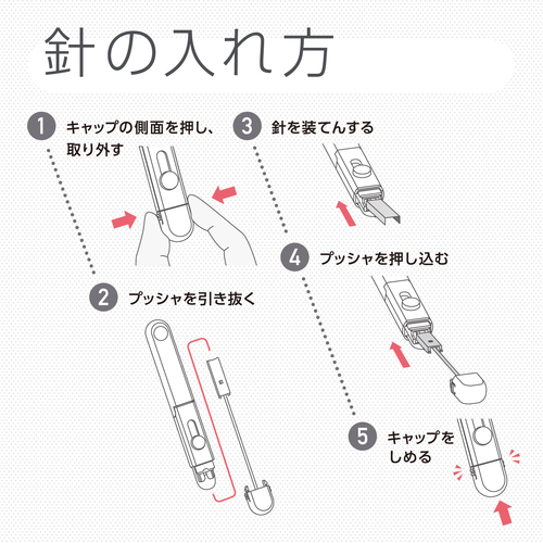 マックス（MAX） スティックタイプホッチキス モティック HD－10SK／W