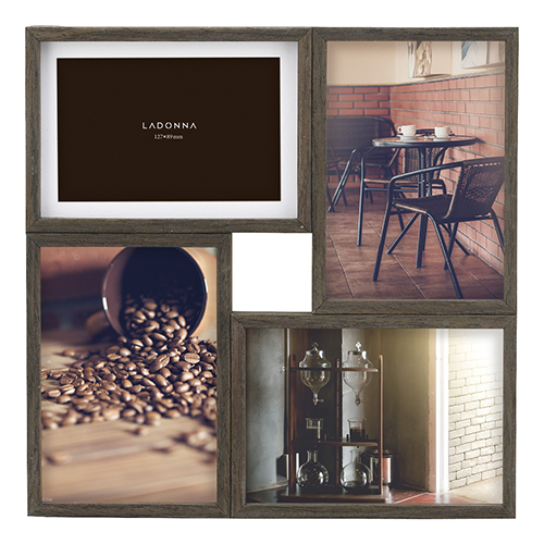 LANGLE 木製フォトフレーム LA09－40－DBR ダークブラウン｜【ハンズ