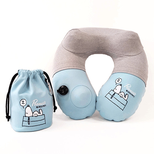 バンガード（VANGUARD） スヌーピー ポンプネックピロー ハウス ブルー