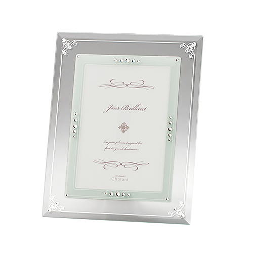 ジュールブリアン（JourBrillant） ガラスフォトフレーム サービスL判