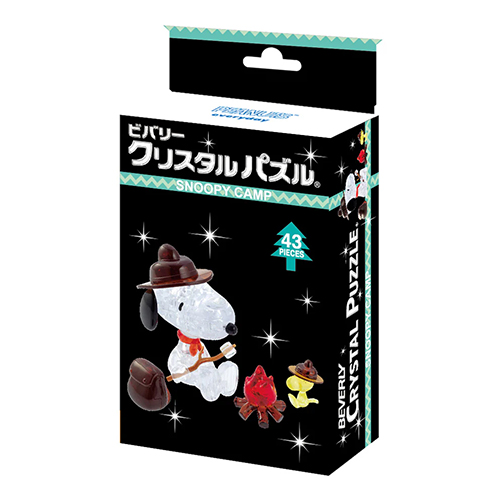 ビバリー クリスタルパズル PEANUT スヌーピー キャンプ 43ピース