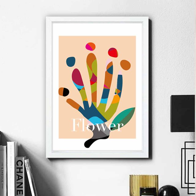 カラフルモダン 送料無料 イラスト アート ポスター アートポスター A4