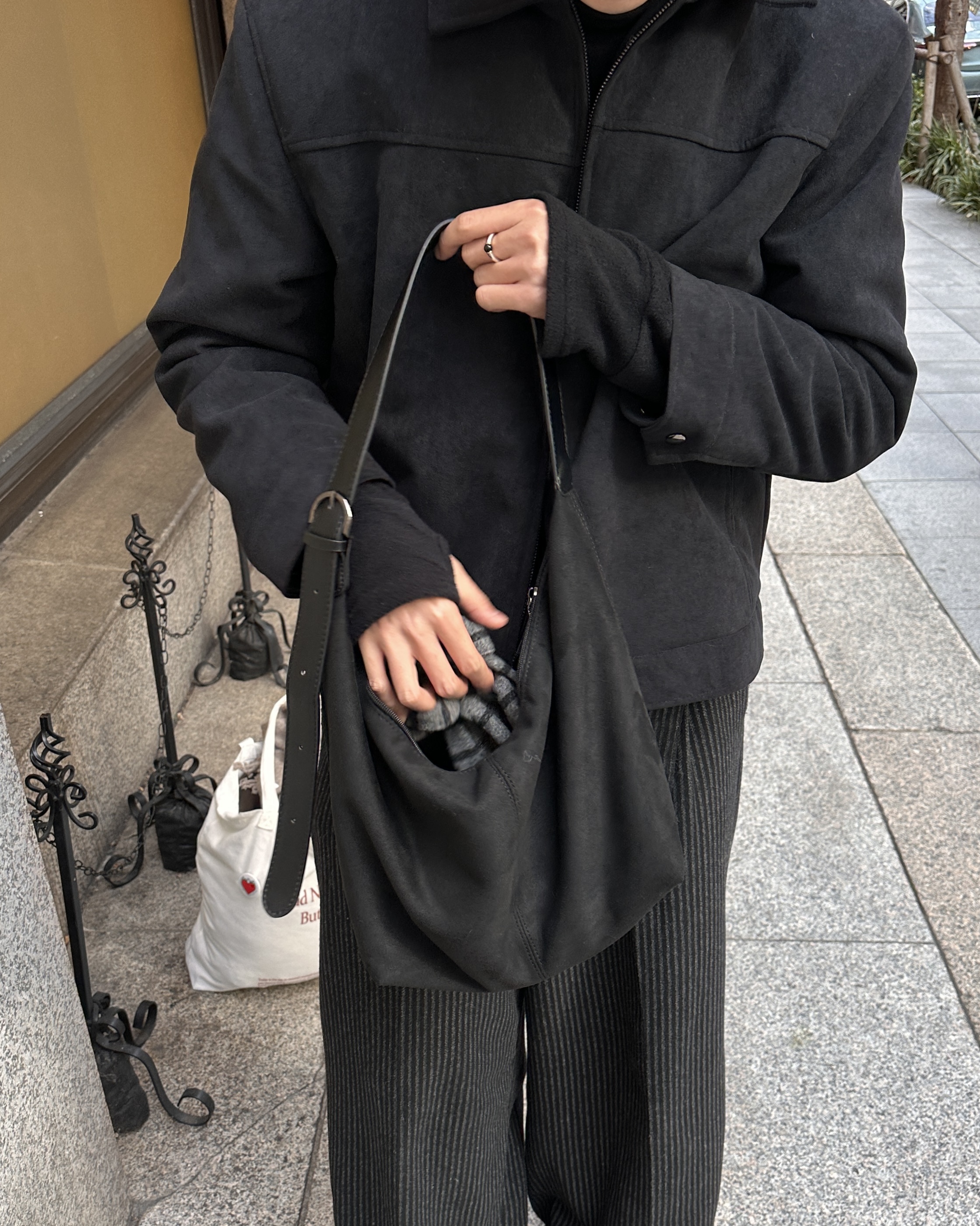 SNSで話題]スエードショルダー＆クロスバッグ | ファッション通販