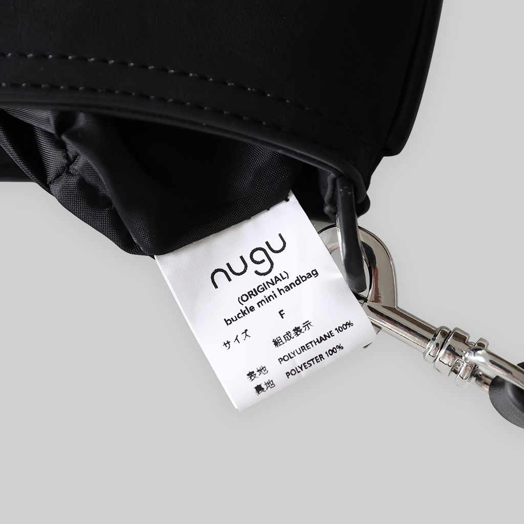 ORIGINAL) バックルミニハンドバッグ (black) | ファッション通販