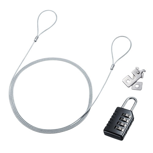 SL-84【Nano Saverスロット対応セキュリティワイヤー・ダイヤル錠