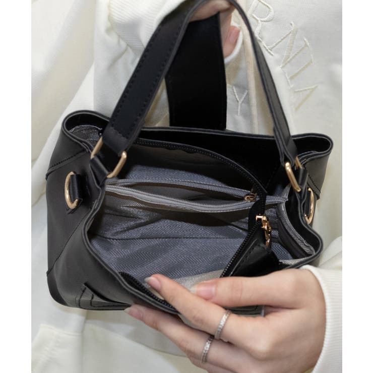 ロゴショルダーベルト スクエアショルダーBAG[品番：PPNW0004067