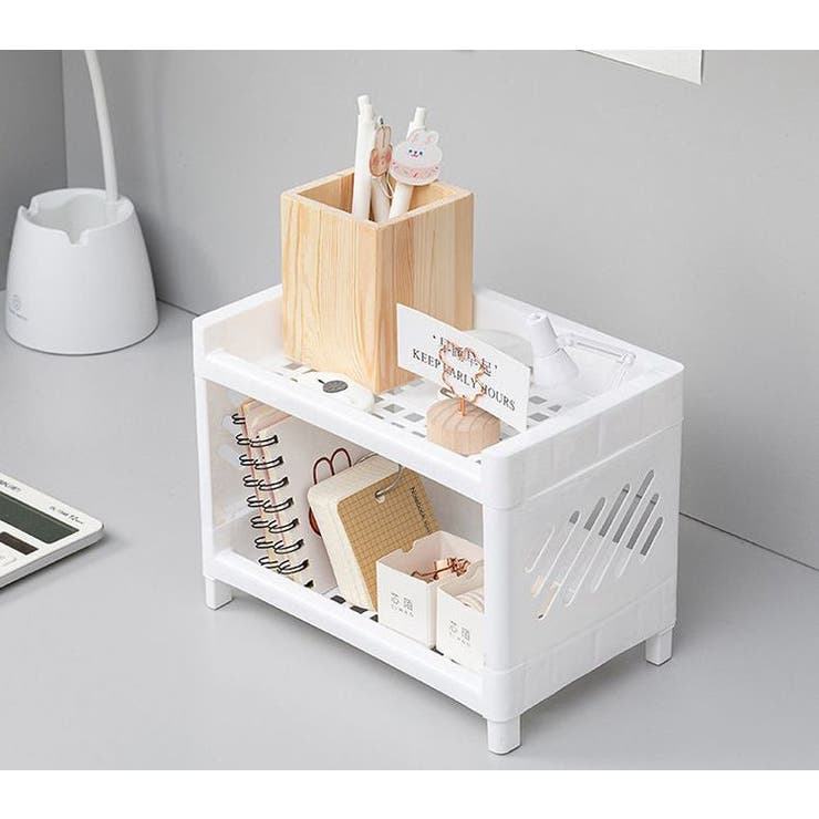 卓上ラック 机上ラック 組立て簡単[品番：FQ000196113]｜PlusNao