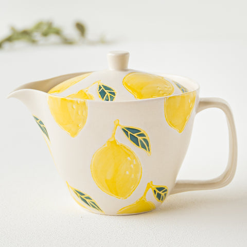 波佐見焼 fruits ポット レモン｜和食器通販 四季折折 – 四季折折