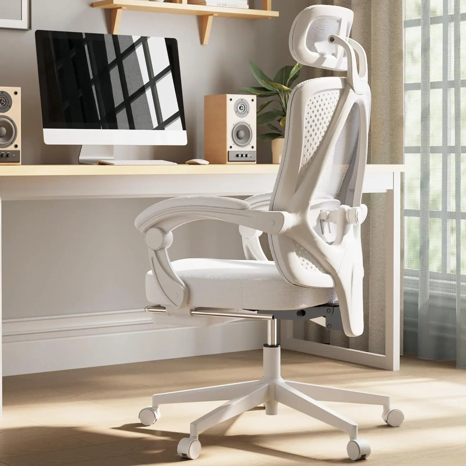 Dowinx Big and Tall Office Chair, High Back, Lumbar Support