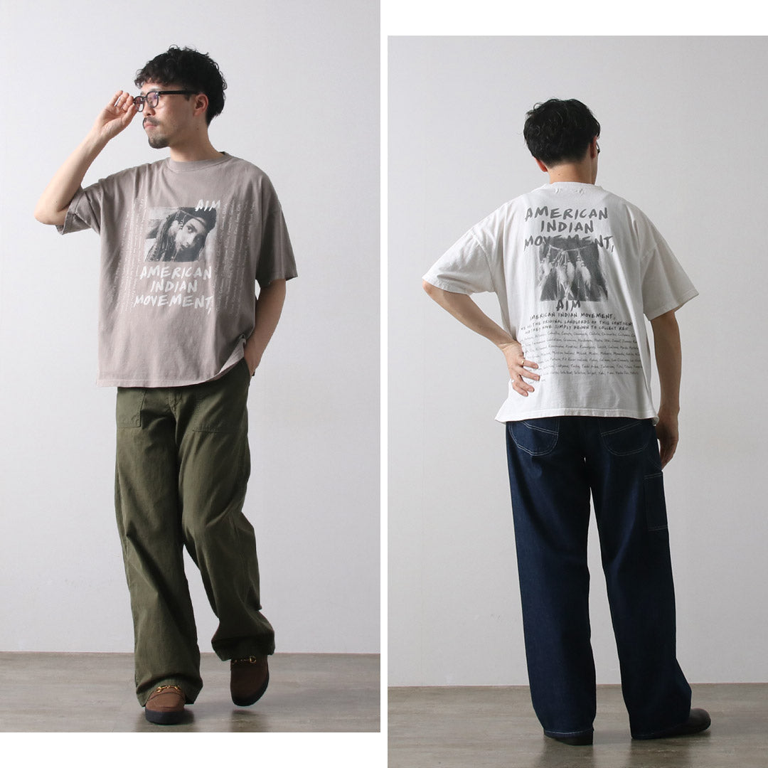REMI RELIEF（レミレリーフ）HARD SP加工 20/-天竺 BIGサイズTシャツ