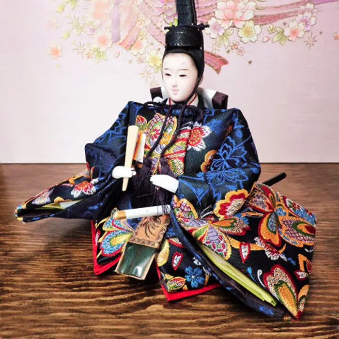 風情ある古い京都の街並みのテイスト古民家調の雛人形 親王飾り【風香