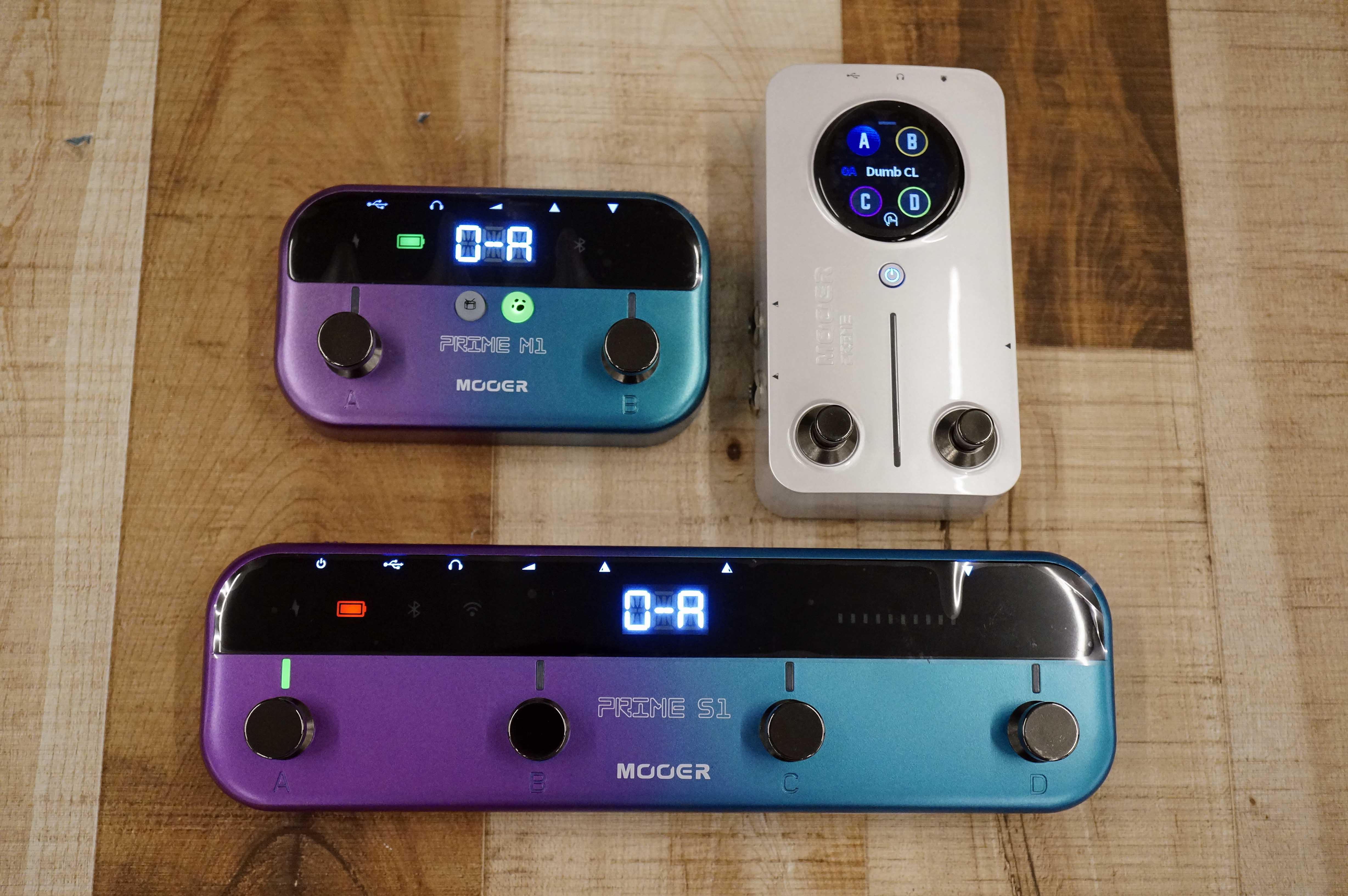 Mooer Prime S1、M1、M2の機能比較や収録エフェクトまとめ