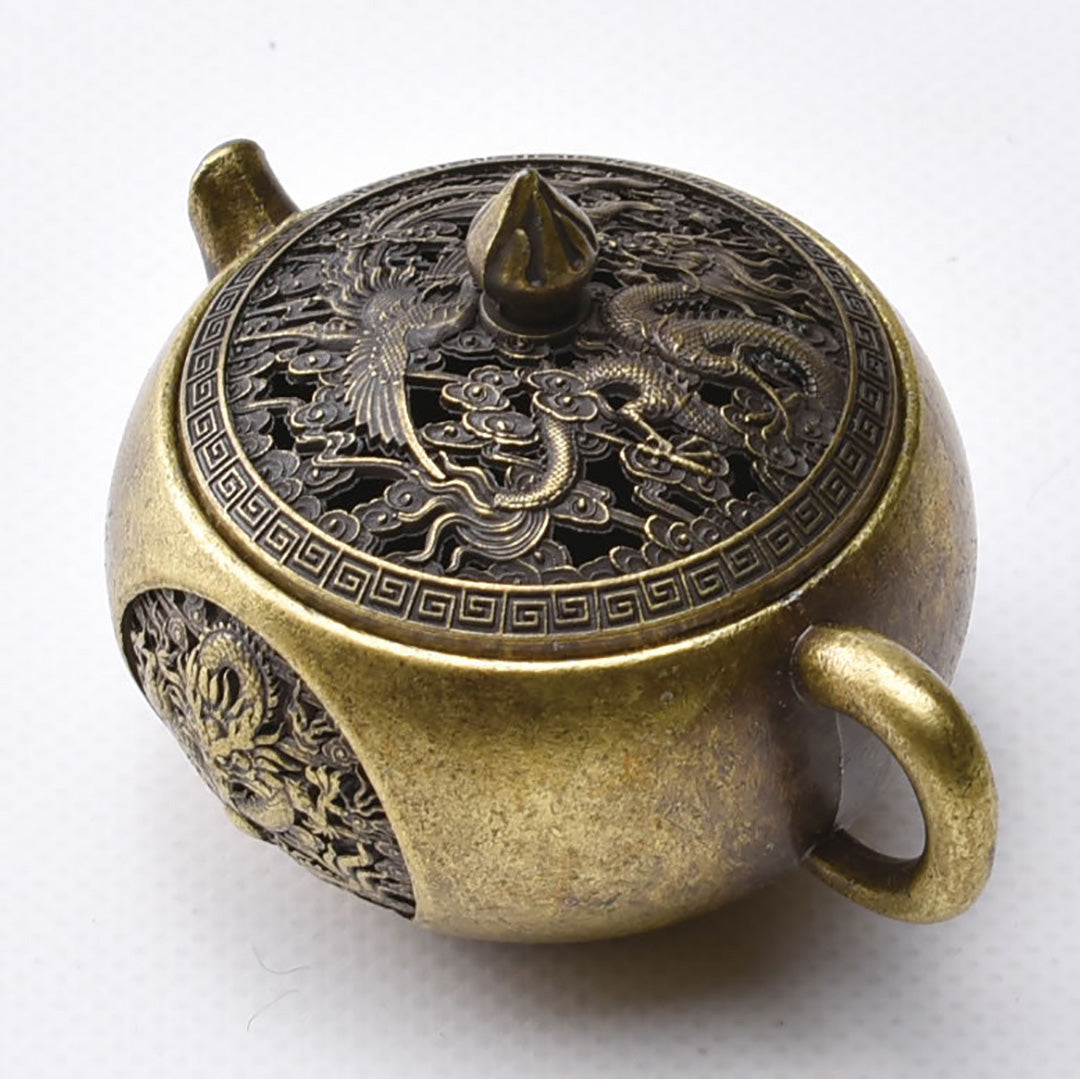 急須型香炉｜青銅｜中国茶道具専門店の通販・天香茶行