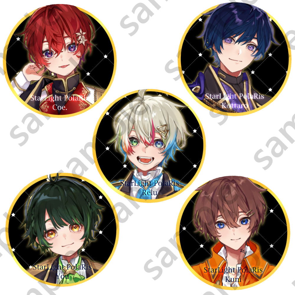 すたぽら ランダム缶バッジ 第2弾 - すたぽらしょっぷ【公式グッズ