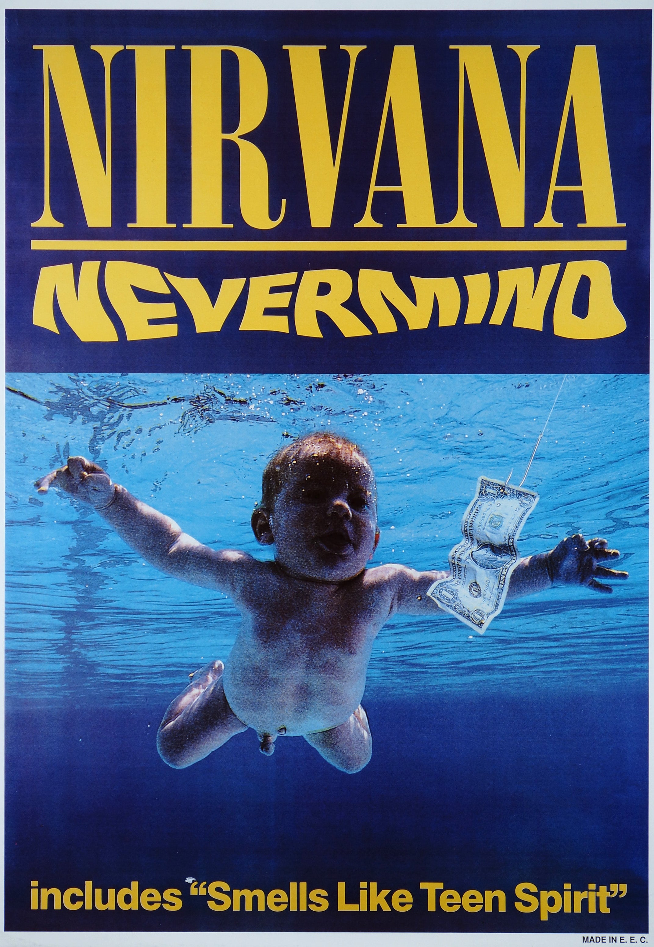 Nirvana Nevermind - Authentic Vintage Posters